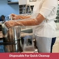 thumbnail image 7 of Kleen Chef Disposable Waterproof Poly Aprons, White 100 ct., 7 of 8