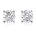 thumbnail image 1 of Lab Created Round Cut Diamond Stud Earrings, 1 of 8