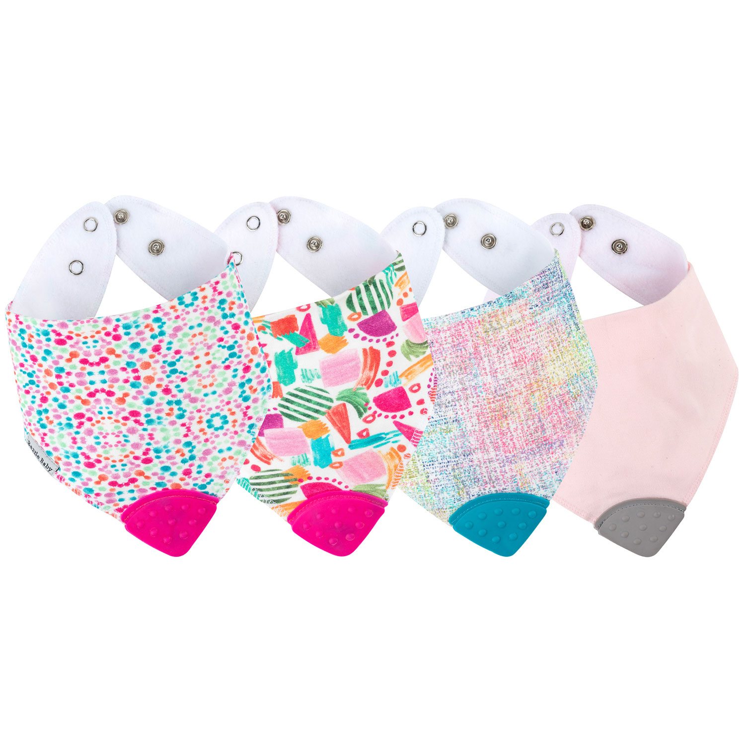 Bazzle Baby BandaBib Teethers, 4 pk., Choose Color - Samsclub.com