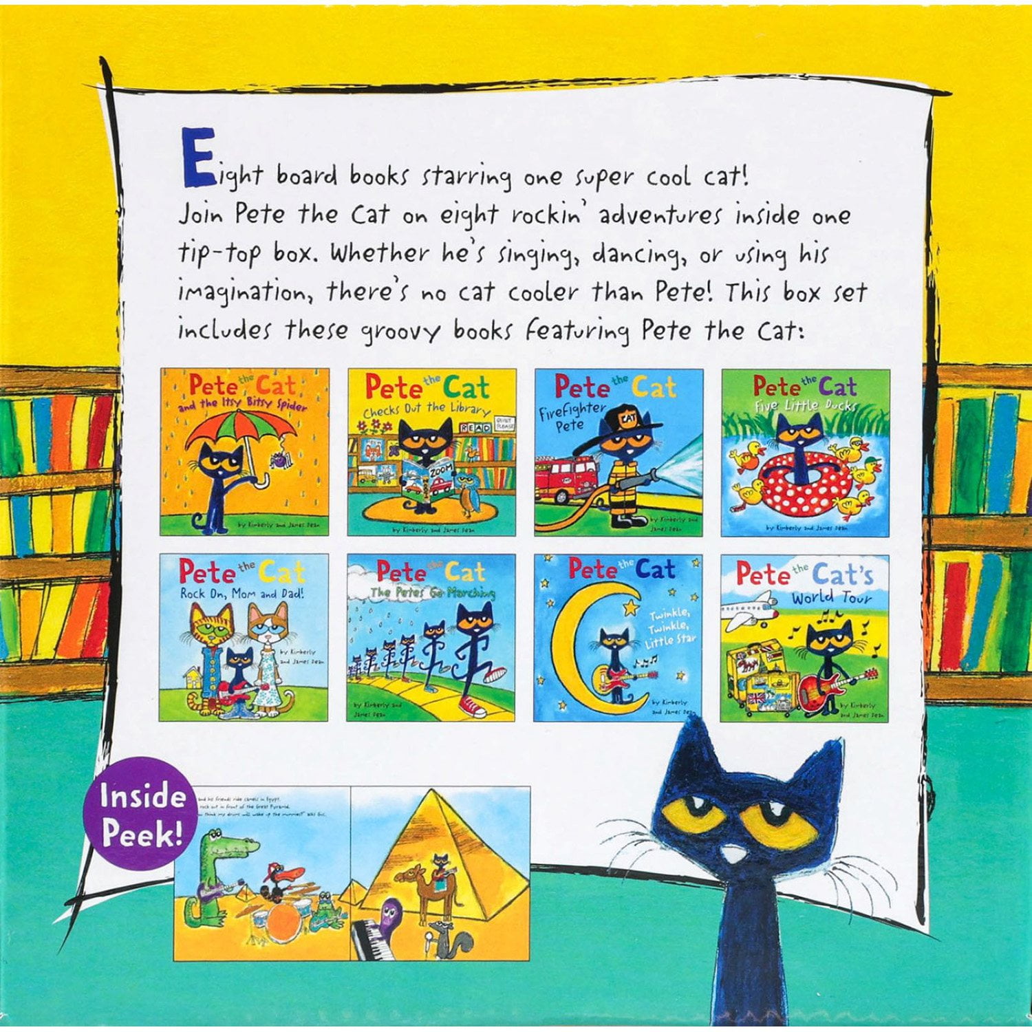Pete the Cat Board Book Box Set, Board Book - Samsclub.com