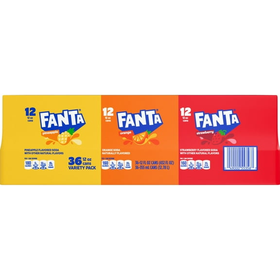 Fanta Cans Variety Pack 12 fl. oz. 36 pk.