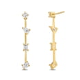 thumbnail image 4 of 1.0 CT.T.W. Diamond Earrings in 14K Gold, 4 of 6
