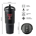 thumbnail image 3 of Logo Brands Texas Tech Red Raiders Stainless Steel Tumbler Set, 3 of 7