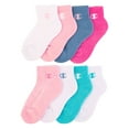 thumbnail image 2 of Champion Kids 8-Pack Quarter Sock, 2 of 5