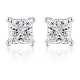 Lab Created 2.00 CT. T.W. Fancy Cut Diamond Stud Earrings