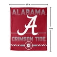 thumbnail image 7 of Logo Brands Alabama Crimson Tide 60"x70" Super Plush Blanket, 7 of 7