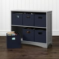 thumbnail image 2 of RiverRidge Horizontal Bookcase with 6 Bins, Assorted Shelf and Bin Colors, 2 of 6