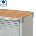 thumbnail image 4 of Seville Classics UltraHD 2 Door Rolling Cabinet, 28" W x 18” D x 34.5" H, 4 of 15