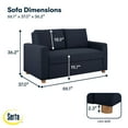 thumbnail image 6 of Serta Tennyson Full Size Convertible Sofa, 6 of 13
