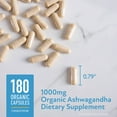 thumbnail image 6 of Member’s Mark Organic Ashwagandha 1000 mg Vegetarian Capsules, 180 ct., 6 of 6