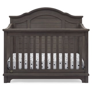 Simmons Kids Asher 6-in-1 Convertible Crib with Toddler Rail, Choose Color