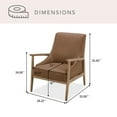 thumbnail image 3 of details by Becki Owens Leather Accent Chair, 3 of 17