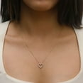 thumbnail image 5 of 0.23 CT. T.W. Round Cut Heart Shaped Diamond Pendant Necklace in 14K Gold, 5 of 6