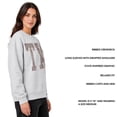 thumbnail image 3 of State of Mine Women's Camo Letters State Sweatshirt, 3 of 6