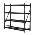 thumbnail image 1 of Astromach 4-Shelf Heavy Duty Industrial Storage Rack, Black, 1 of 6