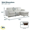 thumbnail image 19 of Serta Kendal Fabric Convertible Sofa, 19 of 20