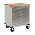 thumbnail image 1 of Seville Classics UltraHD 2 Door Rolling Cabinet, 28" W x 18” D x 34.5" H, 1 of 15