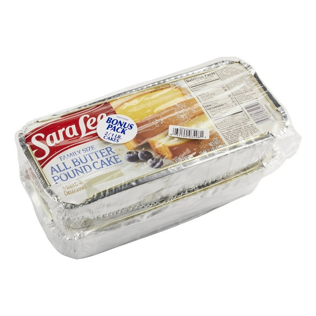 Sara Lee All Butter Pound Cake 16 oz., 2 pk.