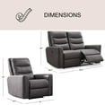 thumbnail image 4 of Bentley 3-Piece Fabric Reclining Set, 4 of 16