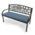 thumbnail image 4 of Sunbrella 48" x 18" Navy Outdoor Bench Cushion, 4 of 8
