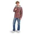 thumbnail image 7 of Aeropostale Men's Flannel Button-Down Hoodie, 7 of 10