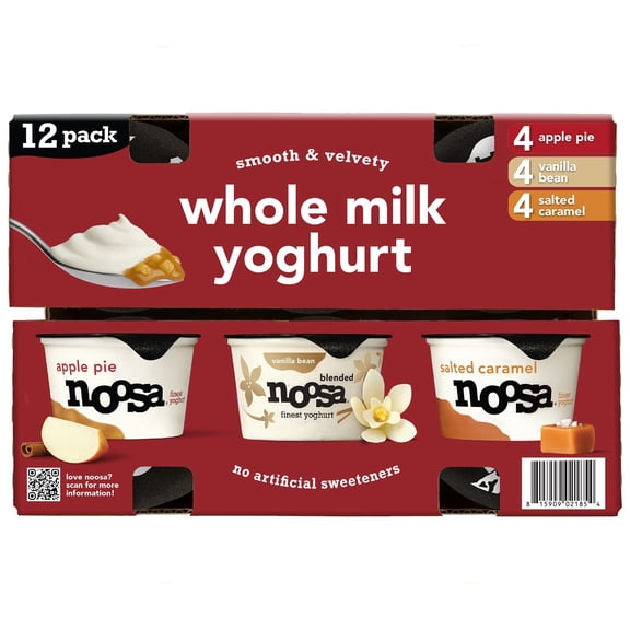 Noosa Yoghurt Fall Variety Pack, 4 oz., 12 ct.