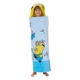 thumbnail image 1 of Kids Character 100% Cotton Hooded Towel With Hand Pockets, 1 of 8