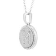 thumbnail image 2 of Diamond Initial Pendant Necklace in Sterling Silver, 2 of 5