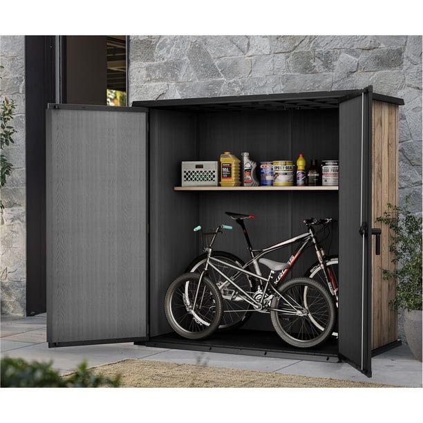 Keter Signature Collection Vertical XL Resin Outdoor Storage Shed