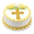 thumbnail image 1 of Member's Mark Inspiration 10" Double Layer Cake, Gold, 1 of 1