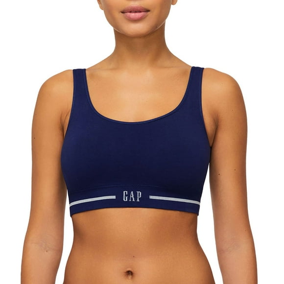 GapBody Women's 2-Pack Seamless Cotton Comfort Sports Bra