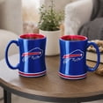 thumbnail image 5 of Logo Brands Buffalo Bills 14oz Relief Mug Set, 5 of 5