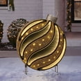 thumbnail image 1 of Member's Mark 32" Pre-Lit Gold Infinity Light Ornament Decor, 1 of 4