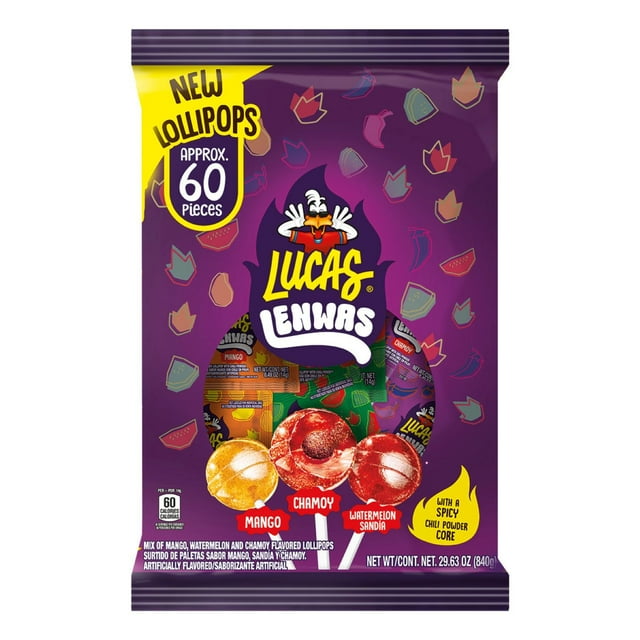 Lucas Lenwas Lollipops, Variety Pack, 29.63 oz.