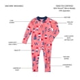 thumbnail image 3 of Member's Mark Baby 2-Pack Convertible Pajamas, 3 of 7