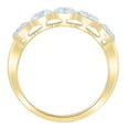 thumbnail image 5 of Lab Created Round Cut Floating Diamond Ring in 18K Gold, 5 of 6