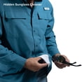 thumbnail image 7 of Habit Men's Long Sleeve 50+ UPF Fishing Shirt, 7 of 9