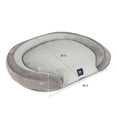 thumbnail image 2 of Serta Oval Couch Cat & Dog Bed Large, Choose Color, 2 of 2