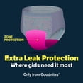 thumbnail image 6 of Goodnites Nighttime Bedwetting Underwear for Girls, Sizes Extra Small - Extra Extra Large, 6 of 17