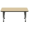 thumbnail image 2 of 24" x 48" Rectangle T-Mold Adjustable Activity Table with Chunky Legs, Assorted Colors, 2 of 6