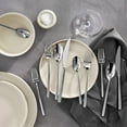 thumbnail interactive-video image 1 of Member's Mark Premium 20-Piece 18/10 Stainless Steel Modern Flatware Set, Assorted Finishes, 1 of 4