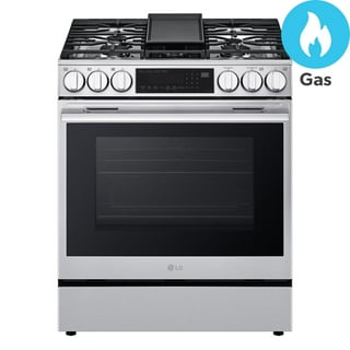 LG 6.3 cu. ft. Gas Single Oven Slide-in Range with New Handle and Printproof®