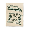 thumbnail image 2 of Logo Brands Hawaii Rainbow Warriors Luxe Dreams Throw, 60" x 80", 2 of 6