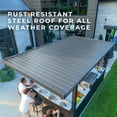 thumbnail image 9 of Range Covered U-Shape Outdoor Kitchen w/ Bar, Grill & Pizza Oven, 9 of 24