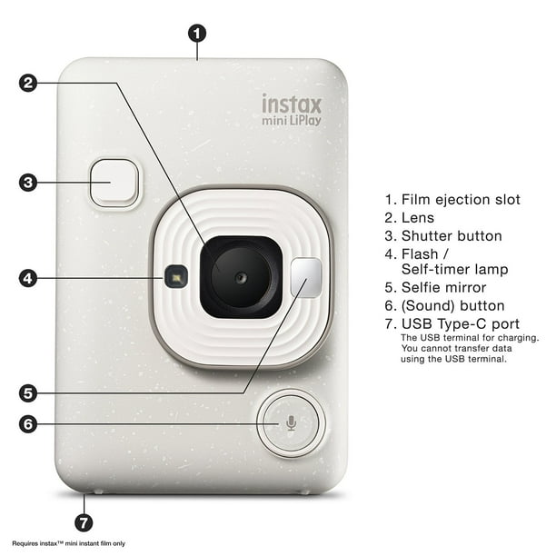 Fujifilm Instax Mini Liplay Hybrid Camera Bundle - Samsclub.com