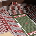 thumbnail image 3 of YouTheFan Oklahoma Sooners 25-Layer Football Stadium View 3D Wall Art, 3 of 5