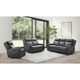 thumbnail image 1 of Rhodes 3-Piece Manual Leather Reclining Set, Assorted Colors, 1 of 23