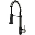 thumbnail image 2 of VIGO Edison Pull-Down Spray Kitchen Faucet (Stainless Steel/Matte Black), 2 of 13