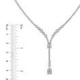 thumbnail image 7 of 4.33 CT. TW Round Cut Natural Diamond Lariat Necklace in 18K Gold, 7 of 8