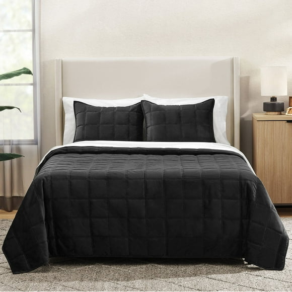 Member's Mark 3-Piece Velvet Box Quilt Set, Assorted Sizes